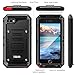 Beasyjoy for iPhone 14 Case Waterproof, Metal Heavy Duty Full Body Protective Case with Built-in Screen Protector, Military Grade Dustproof Defender Shockproof Rugged 6.1 Inch, Blue