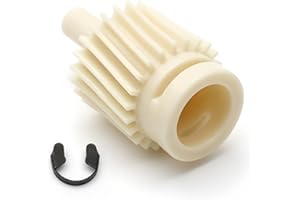 Speedometer Drive Gear for Ford Mustang 1983-1998 T5 or T45 Transmission, 23 Tooth Recalibration Gear, 3.73/4.10 Gears, White