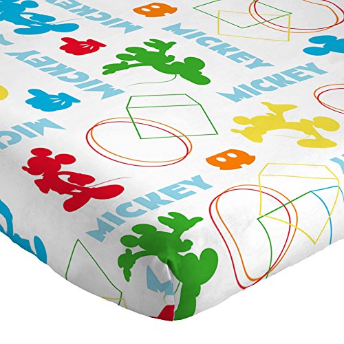 Disney Junior Mickey Mouse Clubhouse Adventure White 3 Piece Twin Sheet