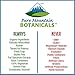 Pure Mountain Botanicals Organic Liquid Stevia Sweetener – Alcohol Free and Kosher Sweet Sugar Substitute Stevia Drops - 1oz Glass Bottle