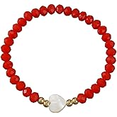 EQUBIO Natural Stone Bracelet for women, Adjustable Handmade Design with Colorful Gem Beads, Inspirational Fashion Jewelry Gifts for Daily Wear, Travel，Healing