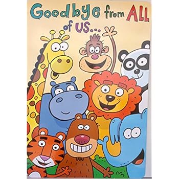 Unique 55 Farewell Card Jumbo