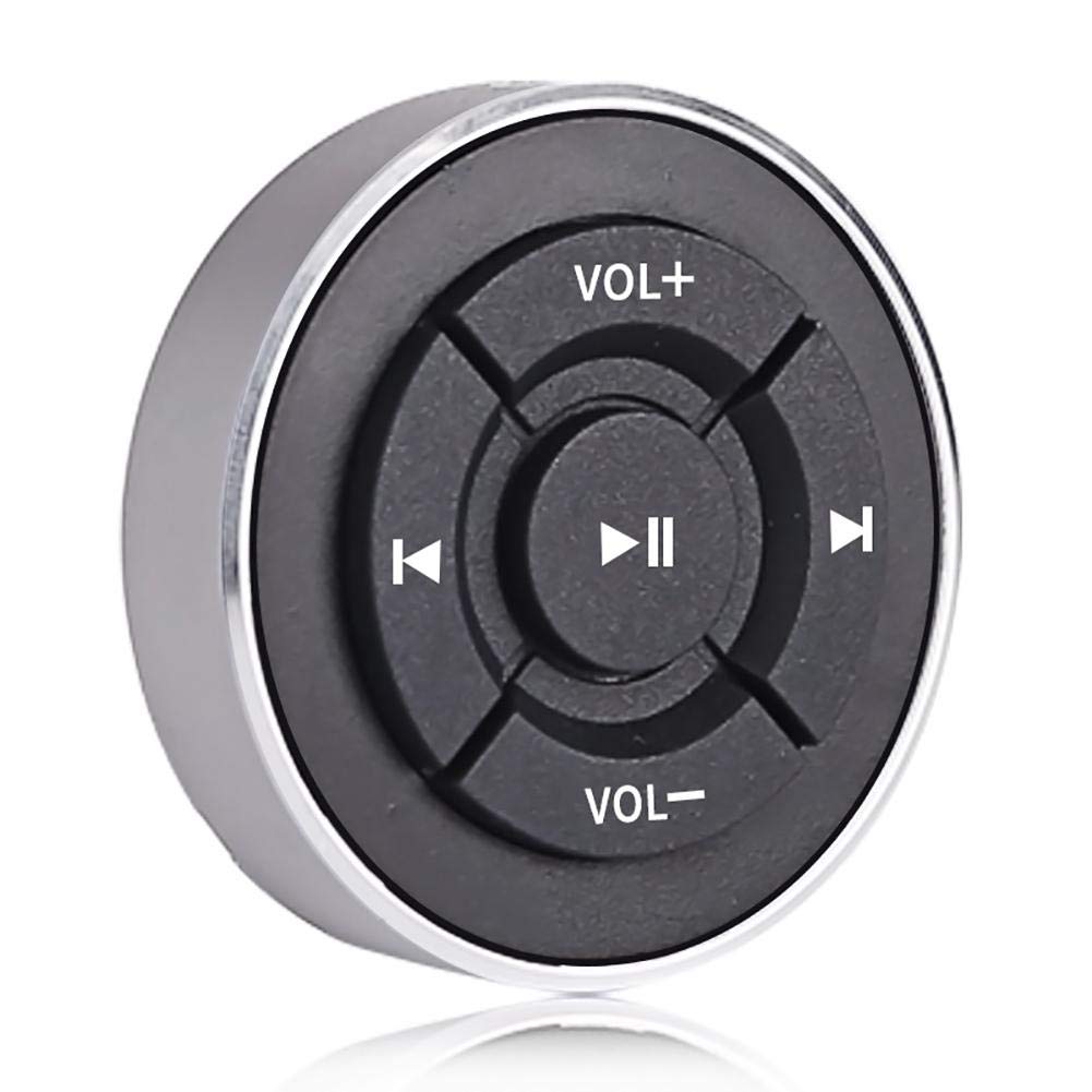 Socobeta Bluetooth4.0 Car Bluetooth Controller Bluetooth Media Button for Car Bike Wheel Music Remote Control
