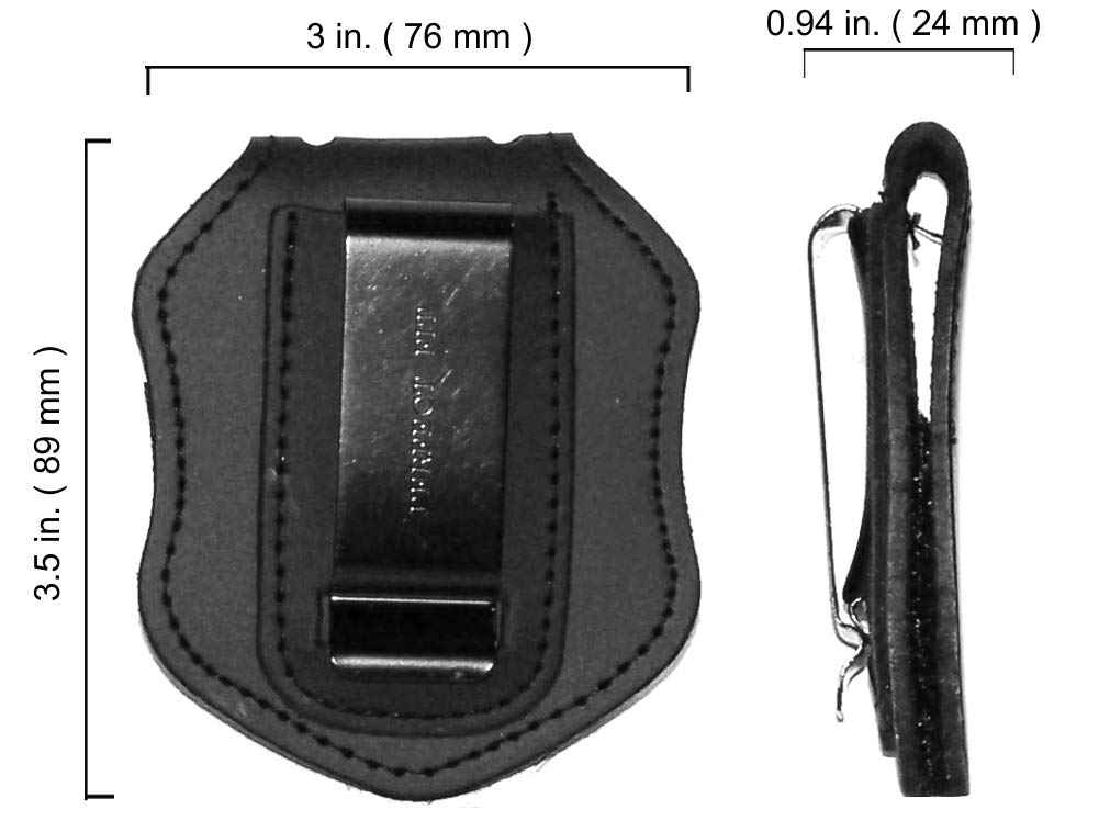 Perfect Fit Shield Wallets NYPD Patrol Officer Belt Clip Badge Holder