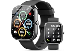 MATAST Smart Watch for Men Women, 1.91" HD Smartwatch (Answer/Make Call), Fitness Tracker with 110+ Sport Modes, IP68 Waterproof, Heart Rate/Sleep/Spo2 Monitor, Pedometer, Activity Tracker for Android iOS