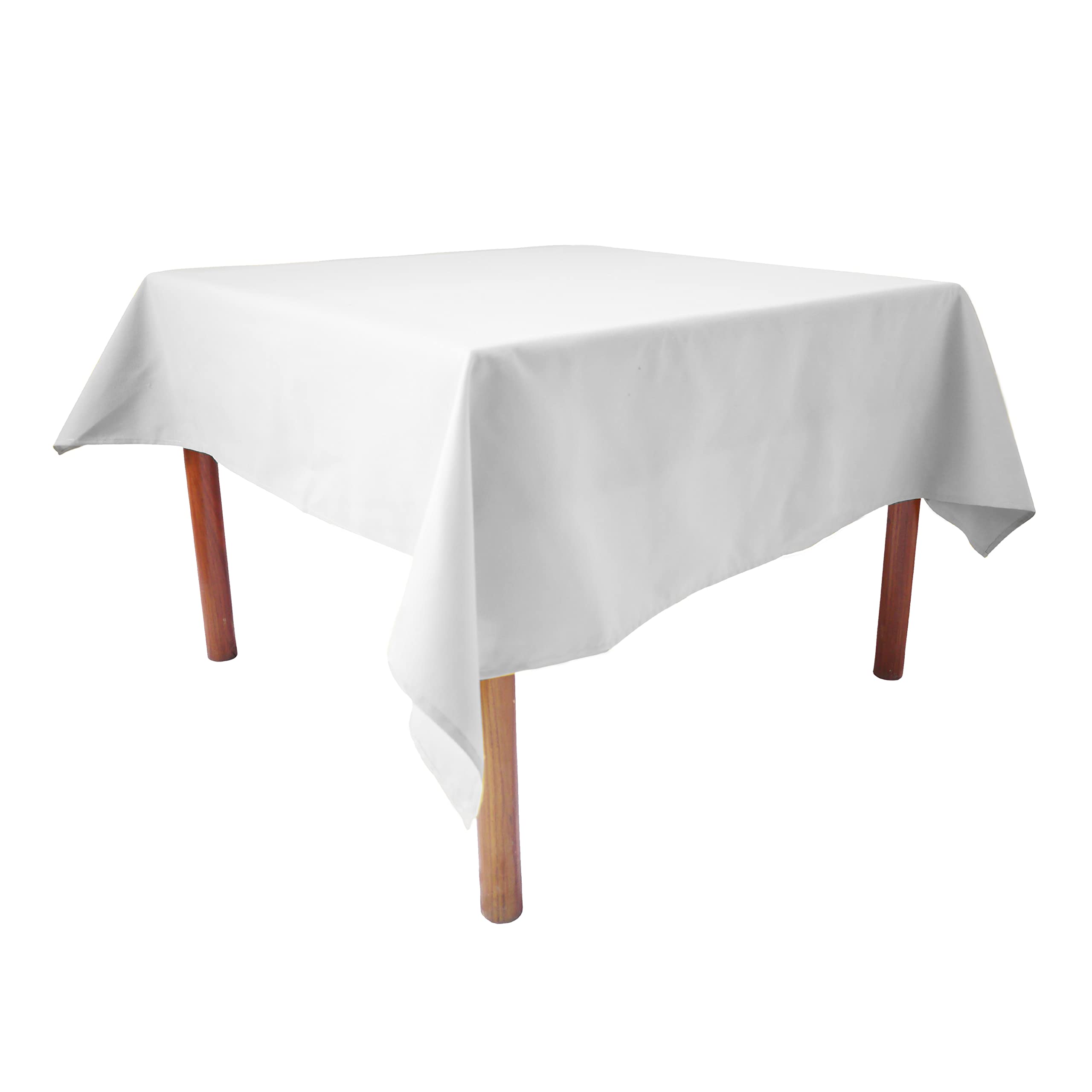 Weavric Rectangle Tablecloth, 52x114 Inches 132x290cm, Washable White Polyester Tablecloth for Buffet Table, Kitchen, Dinner, Wedding — image 1