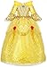 Princess Belle Deluxe Yellow Party Dress Costume (6-7, Style 3)