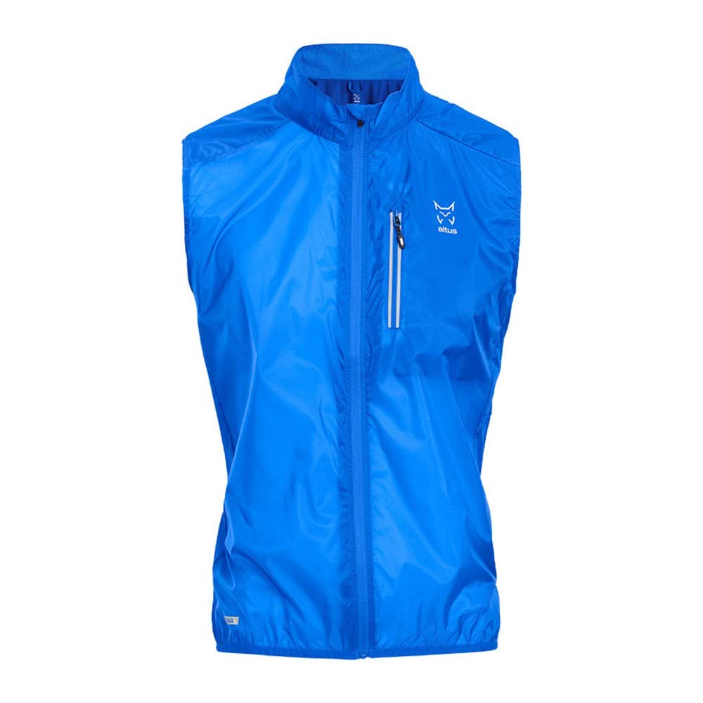 Chaleco cortavientos ultraligero - C: Azul_ T: S