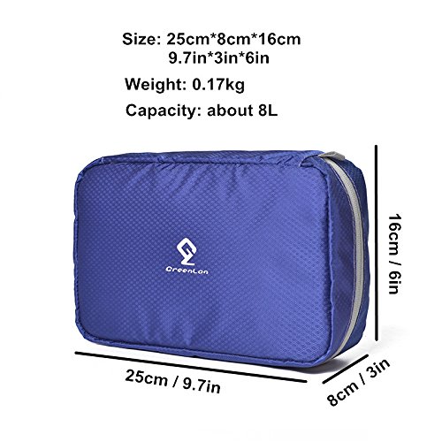 ZIYE Hanging Portable Travel Toiletry Bags Mens Womens Overnight Wash Shaving Dopp Kit Cosmetic Storage Organizer Waterproof Gym Bag with Hook (Orange) - Thumbnail 3