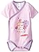 Zutano Baby-Girls Newborn Flower Jam Screen Short Sleeve Wrap Body