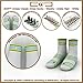 ZOM Unisex Classic Dress Socks with No-Loss Snap,7 Pair for All Week Use-Weekly Ankle High-White 10-13) Fit (6-12.5)