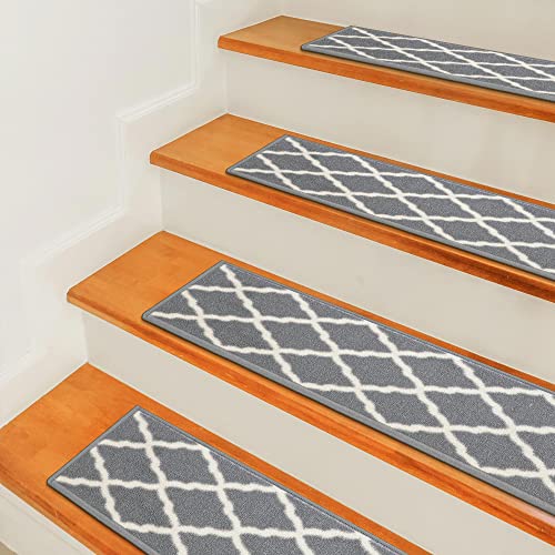 Machine Washable Moroccan Trellis Design NonSlip Rubberback 8.5" x 26