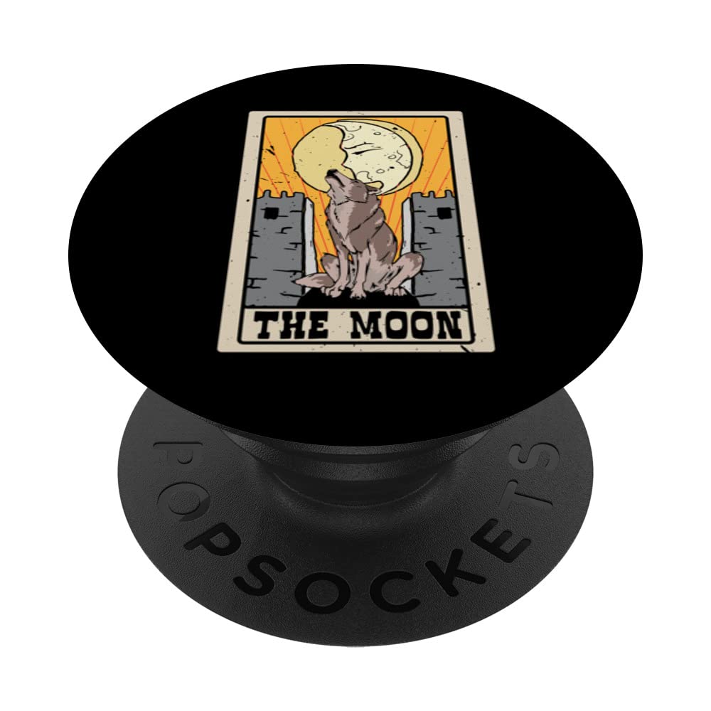The Moon Tarot Card Shaman Fortune Telling PopSockets Swappable PopGrip