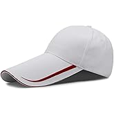 YEKEYI Extra Long Bill 100% Washed Cotton Baseball Cap Lengthened Brim Sun Protection Hat Long Large Bill Cap