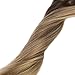 Full Shine Clip in Hair Extensions Balayage Hair Extensions Clip in Human Hair Balayage Golden Brown to Dirty Blonde Straight Hair Clip in Extensions Double Weft 7 Pcs 14 Inch