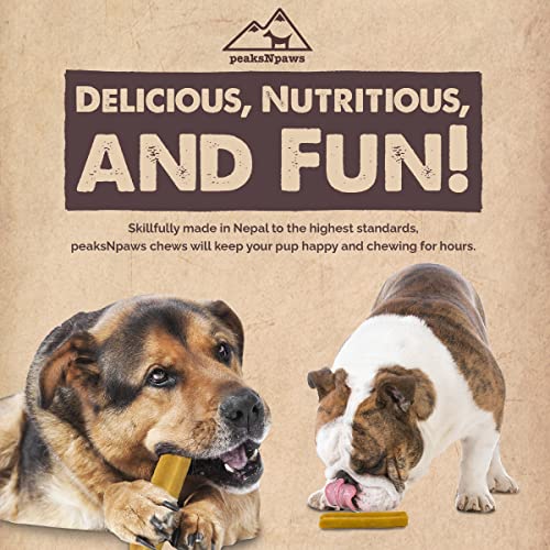 peaksNpaws Premium Yak Cheese Dog Treats Natural Yak Chews from