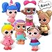 POKONBOY Jumbo Squishies Squishy Toys - Upgrade 6 Pack Cute Kawaii Squishies Slow Rising Squishies Pack Party Favors Stress Relief Toys for Grils Boys