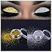 Sparkly Loose Powder EyeShadow, Keepfit Fashion Cosmetics Makeup Glitter Gold and Silver Eye Shadow Pigment for Women (Gold)