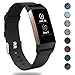 hooroor Canvas Woven Band Compatible for Fitbit Charge 3 Bands and Charge 3 SE Band, Soft Breathable Fabric Cloth Replacement Wristbands Strap Sports Accessories Small Large for Women Men