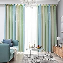 Shiny Stars Children Cloth Curtains Princess