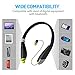 Wireless Headphones, Ayyie Bluetooth Headset Neckband with Tri-fold Stereo Earbuds for iPhone X, Samsung S7/Note 8 and Other Smartphones (16 Hours Playtime Noise Cancelling Headsets)