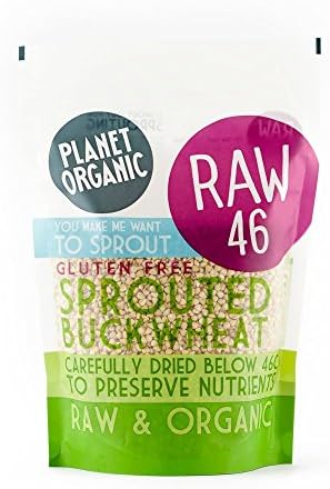 (2 PACK) - Planet Org Raw Sprouted Buckwheat - Gluten Free| 400 g |2 PACK - SUPER SAVER - SAVE MONEY