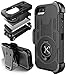 iPhone SE Case,Kaptron™ Hybrid Dual Layer Combo Armor Defender Protective Case with Kickstand and Belt Clip for iPhone SE / iPhone 5S / 5