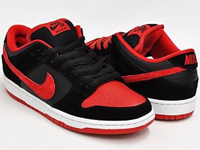 red nike dunks low