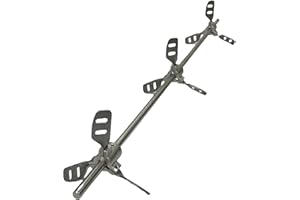 HE COSMOSTAR Cosmostar Stainless Steel Mixing Expandable Blade 55 Gallon Paint Mixer Stirring Propeller Tools for Paint Epoxy, Resin, Silicone Stirrer Paddle with ⌀0.47” Shaft Rod