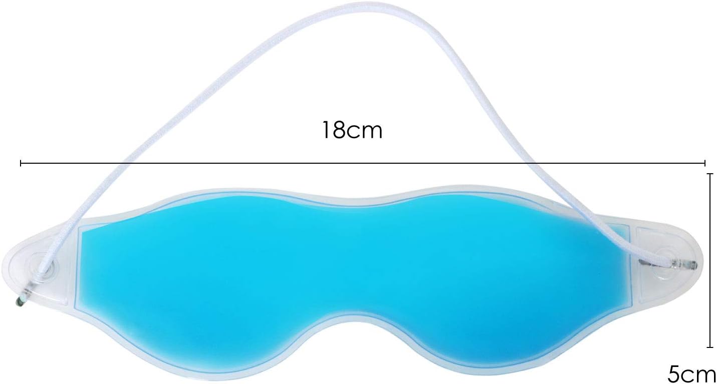 TRIXES Cooling Eye Mask for Puffy Eyes Reusable Hot Cold Therapy Gel Eye Mask for Migraine Headache Relief Dark Circles - Image 3