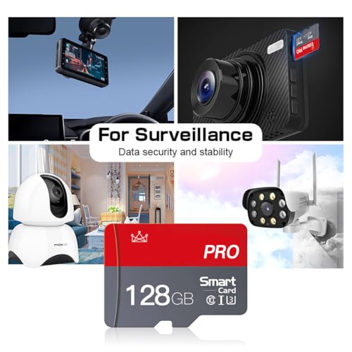 128GB Micro Memory Card Class 10 Memory Cards Mini TF Card with Adapter for Smartphones/Tablet/Drone/Game Console(2-Pack)