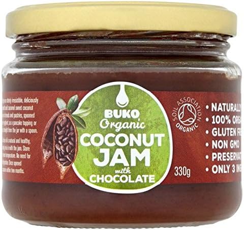 Buko Organic Coconut Jam with Chocolate - 330g (0.73lbs)