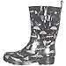 Capelli New York Ladies Shiny Umbrella Mid-Calf Rain Boot
