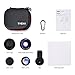 Tycka Phone Camera Lens kit pro, 120° 0.4X no Distortion Wide Angle Lens, 15X Marco Lens, Portable case and Microfiber Cleaning Cloth for iPhone Samsung Sony
