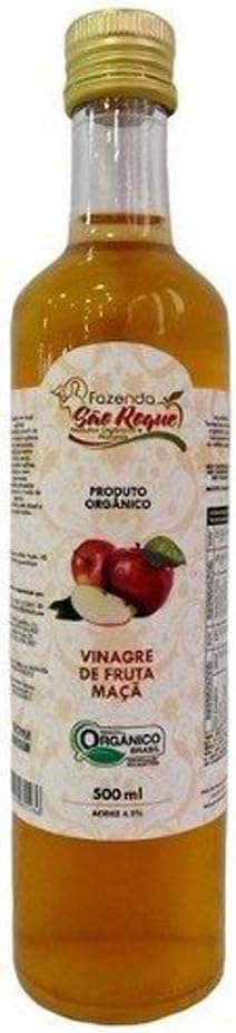 Vinagre Orgânico de Maçã 500ml - São Roque: Amazon.com.br: Alimentos e Bebidas