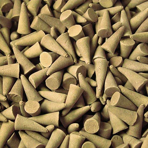 Ancient Wisdom Indian Incense Cones - Various Fragrances - Various Sizes (50, Coconut)