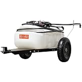 Agri-Fab Tow-Behind Lawn Sprayer with Boom and Spray Wand, 15 Gallon Capacity, 1.6 GPM 100 PSI Pump