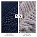 Lifewit Bath Runner Rug Chenille Area Mat Rugs for Bathroom Kitchen Entryway Bedroom Machine Washable Water Absorbent with Non-Slip Rubber Collection Shag Rug, 2'2 x 5'11, Navy Blue