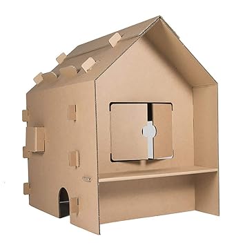 Wadwo Kinder Kinder Papier Haus Haus Karton Zelt Spielzeug Haus