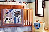 HESEAM Baby boy 10 Pieces Baby Boy Sport Crib