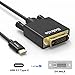 Belinda USB C to DVI Cable, USB 3.1 Type C (USB-C) to DVI Adapter Cable 6FT for 2017 MacBook Pro/Samsung Galaxy S8