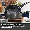 Tower-T81212-Cerastone-Non-Stick-Induction-Saucepans-Sets-Easy-Clean-Ceramic-Coating-Forged-Aluminium-Graphite-3-Piece Tower T81212 Cerastone Forged 3 Piece Saucepan Set with Non-Stick Coating and Soft Touch Handles,18/20/22cm, Graphite