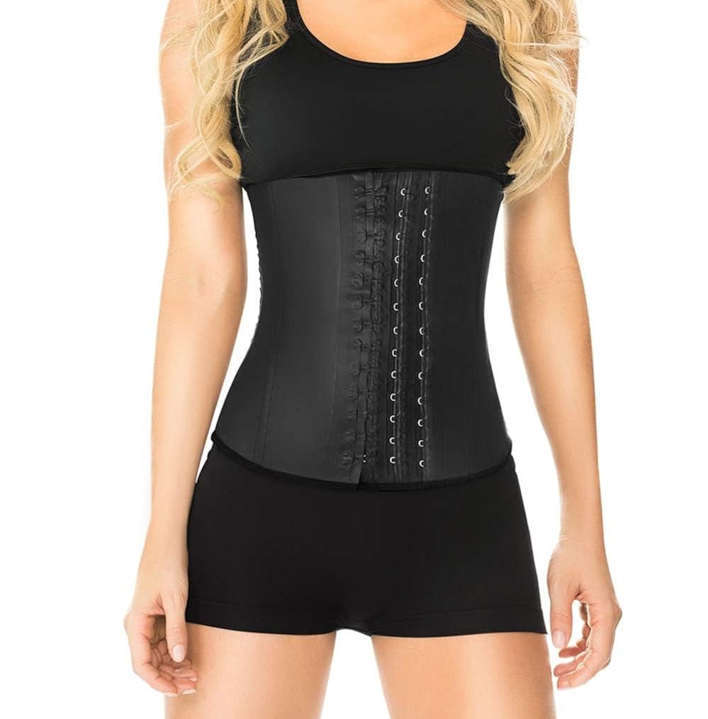 Buy NUYOU SHAPEWEAR Waist Trainer Women's 3 Hooks Latex Cincher Girdle