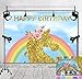 Fanghui Backdrops Photography Photo Studio Background Photographic Happy Birthday Material Vinyl 7x5ft Unicorn