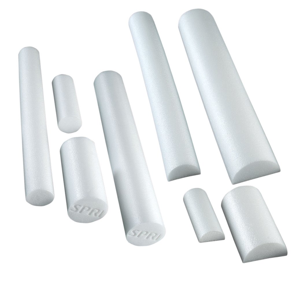 SPRI Foam Roller, Full Round, 36 x 6Inch Exercise Foam