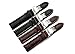 iStrap 24mm Calfskin Leather Strap Replacement Watch Band Metal Deployant Color & Width (18mm,19mm, 20mm,21mm,22mm or 24mm)