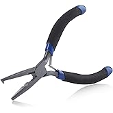 SPEEDWOX Fishing Pliers Hook Remover - Saltwater Gear With Line Cutter, Crimping Tool, Clippers, Pistol Grip Split Ring