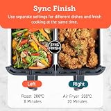 COSORI Dual Air Fryer 8.5L 8-In-1 Twin Baskets Sync Cook Finish view 10