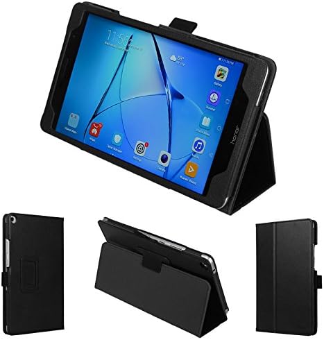 wisers HUAWEI MediaPad T3 8 KOB-L09 KOB-W09 8.0" 8.0-inch Tablet Case / Cover, Black