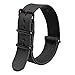 Ritche 22mm NATO Strap Black Nylon Watch Band Replacement Watch Strap for Men Women